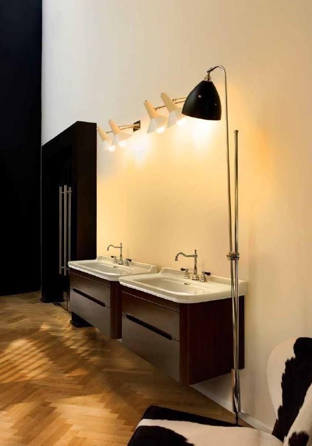 Раковина подвесная Kerasan Waldorf 4144K1*1 bi/cr 120х55