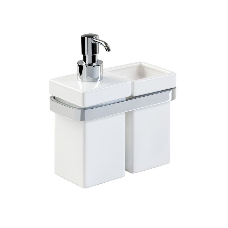 Дозатор + стакан Stil Haus Mizar Хром MZ 14 08