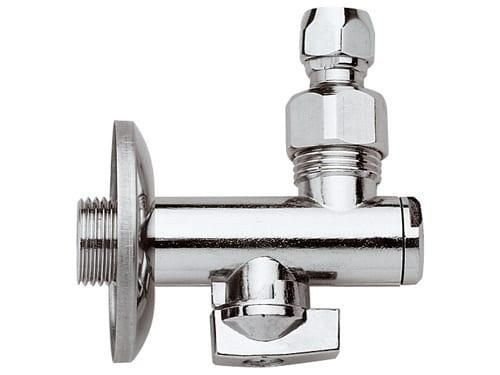 Кран угловой с отражателем Remer 123SN1210 (хром)