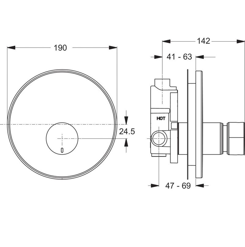 Кран для писсуара Ideal Standard Ceraplus B8300AA