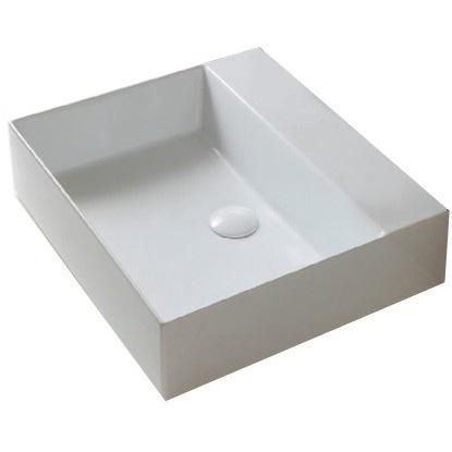 Раковина подвесная/накладная Azzurra Elegance Squared ELLP050450Q0BI/(EQA50 bi)*0 50х45