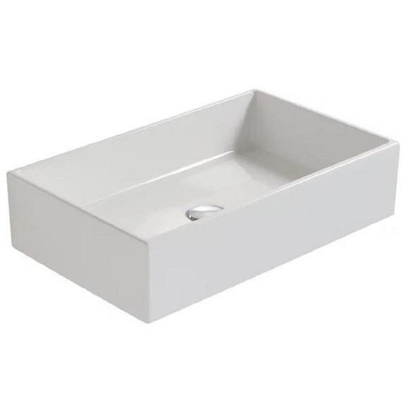 Раковина подвесная/накладная Azzurra Elegance Squared ELLA060380Q0BI/(EQA6038*bi)*0 60х38