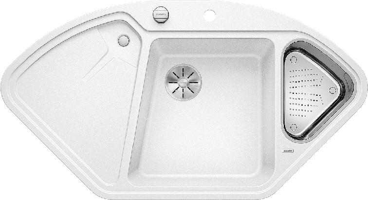 Мойка кухонная Blanco Delta II-F Белый 523673 104.2х56