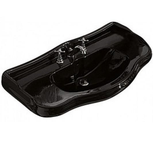 Раковина подвесная Kerasan Retro 105004*1 nero 100х54.5