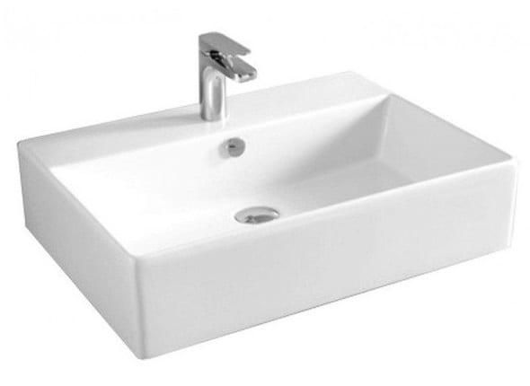 Раковина подвесная/накладная Artceram Quadro QUL001 01 00 bi 50х27