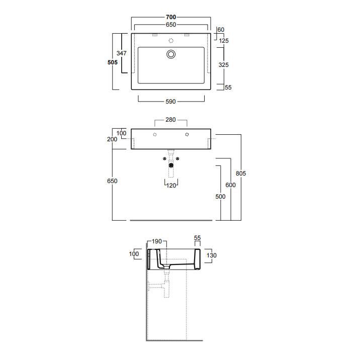 Биде подвесное Simas Bormio BR19bi*1 52х35