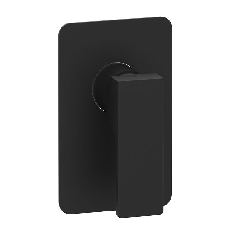 Смеситель для душа Remer Absolute Matt Black AU30NO (чёрный матовый), скрытая часть в комплекте