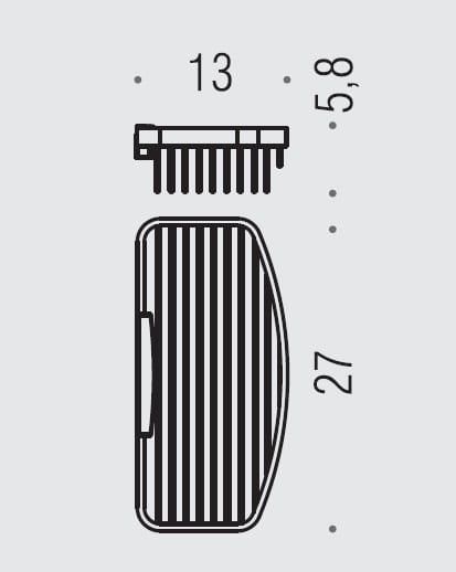 Полка Colombo Design Angolari B9647