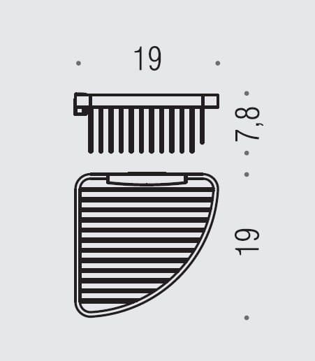 Полка Colombo Design Angolari B9648