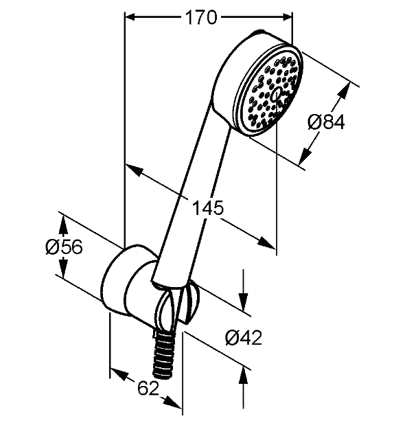 Душевой гарнитур Kludi Zenta 6066091-00