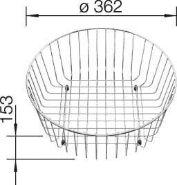Корзина для посуды Blanco 220574