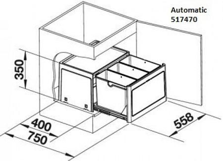 Мусорная система Blanco Botton Pro 60 Manual 517469