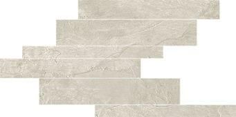 Мозаика Rex Ceramiche Ardoise Blanc Modulo Listello Sfalsato 739362 21x40