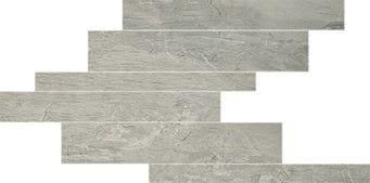 Мозаика Rex Ceramiche Ardoise Gris Modulo Listello Sfalsato 739366 21x40