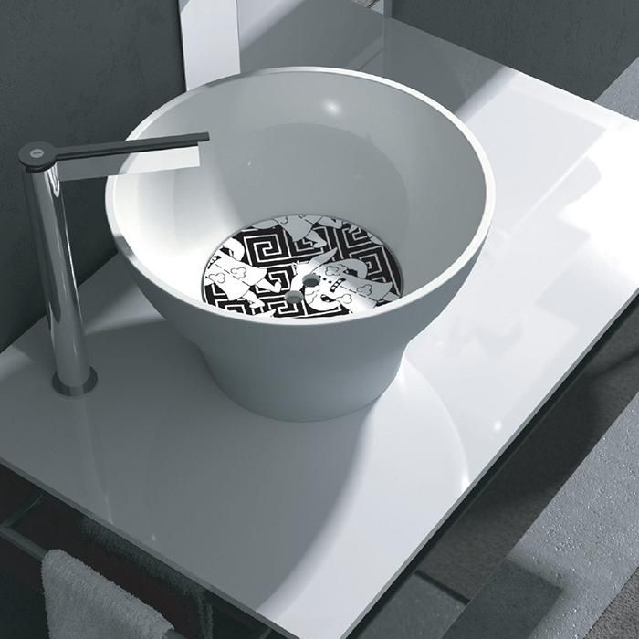 Раковина накладная Kerasan Deco Hurricane 480301 40х23