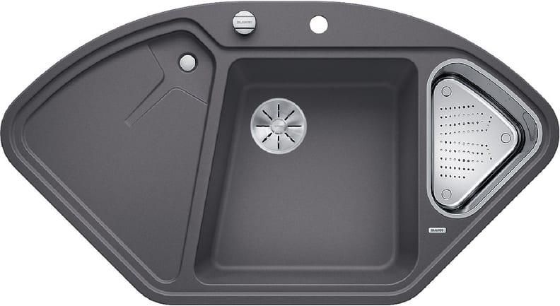 Мойка кухонная Blanco Delta II  Темная скала 523657 105.7x57.5