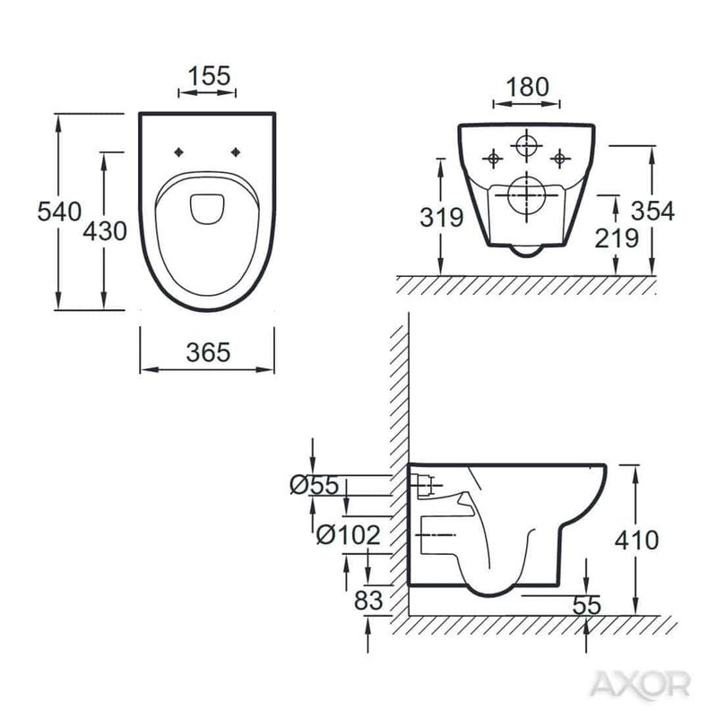 Унитаз подвесной Jacob Delafon Odeon Up E4570-00 54x36.5