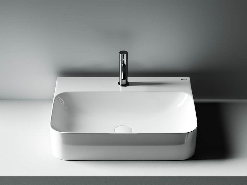 Раковина подвесная Ceramica Nova Aura CN2001 60x47 (белый), без донного клапана