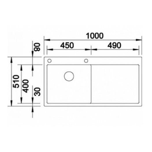 Мойка кухонная Blanco Claron 5 S-IF 521625 100х51