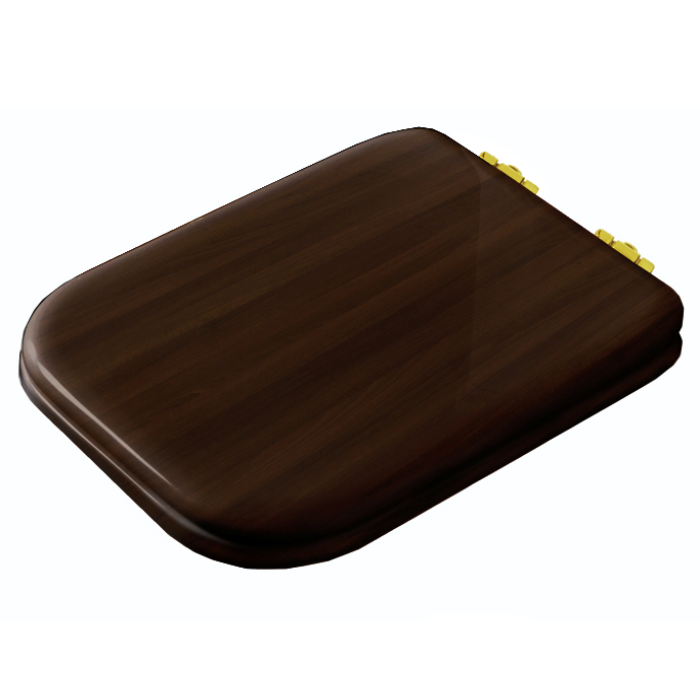 Сидение для унитаза Kerasan Waldorf 418740 noce/oro