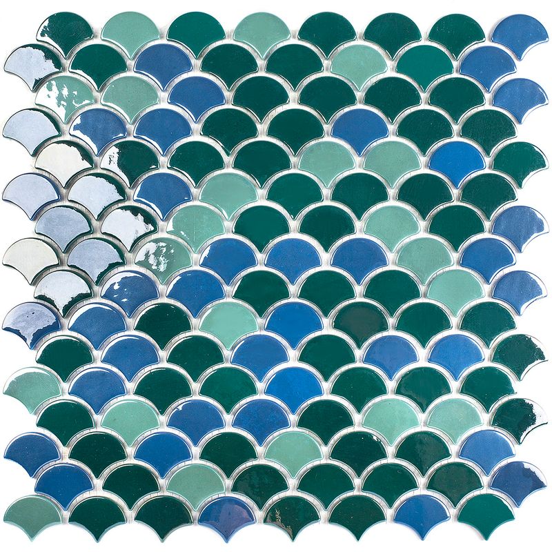Мозаика Vidrepur Soul Green Mix 30.7x31.7
