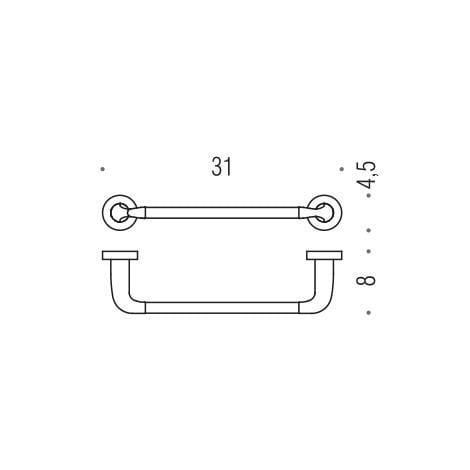 Полотенцедержатель Colombo Design Basic B2709 31 см
