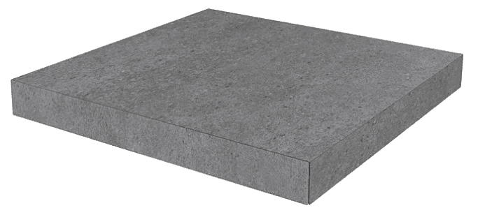 Ступень Угловая Клееная Kerama Marazzi Фондамента Серый Тем. DL501000R/GCA 33х33