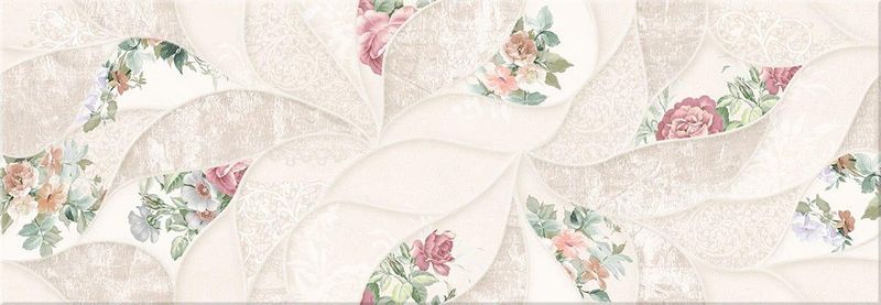 Настенная плитка Eletto Ceramica Malwiya Milk Floris 24.2x70