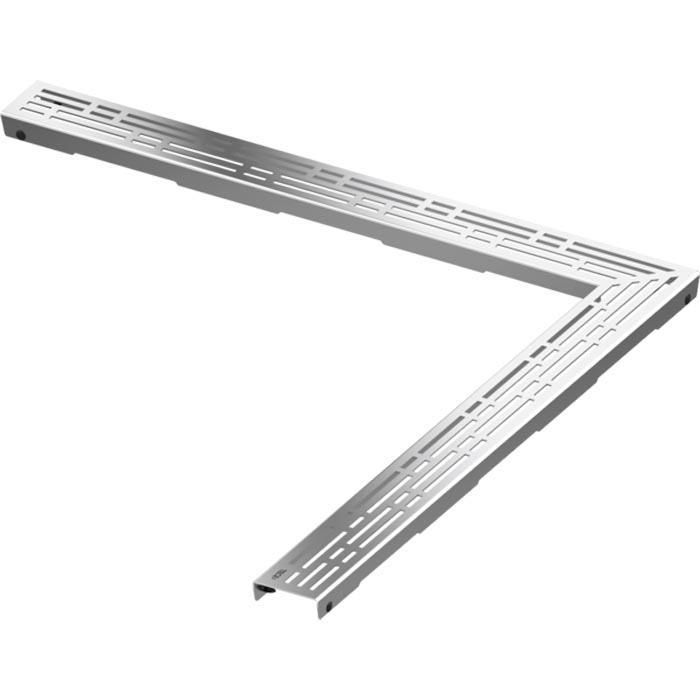 Декоративная решетка Tece TECEdrainline для углового душевого канала 90°  "basic" Tece TECEdrainline basic 610910 90x90