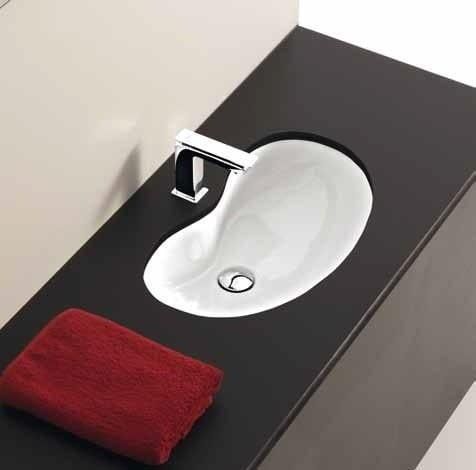 Раковина встраиваемая Artceram Washbasins Idea IDL001 01 00 bi*0 60х37