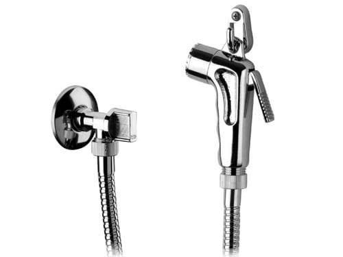 Душ-пистолет с шлангом и краном Remer Shut-Off 332DCR (хром)