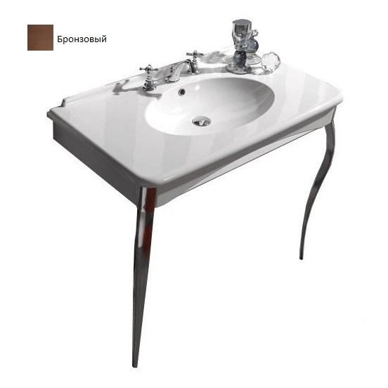 Раковина подвесная Kerasan Retro 1049K3*1 bi br legs 100х55