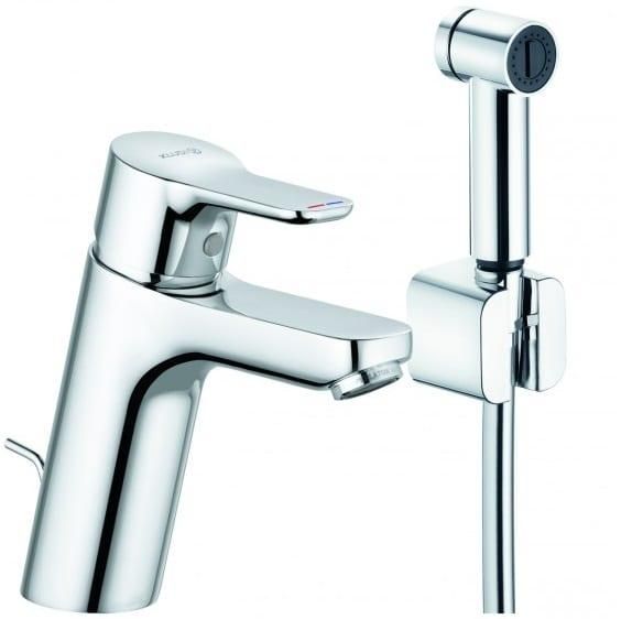 Смеситель для раковины с гигиеническим гарнитуром Kludi Pure&Easy 372590565