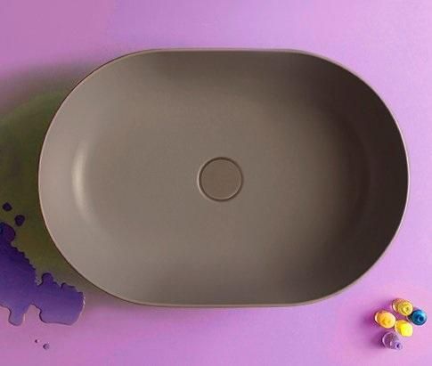 Раковина накладная Globo T-Edge Castagno B6O54.CS*0 54х36
