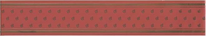 Бордюр Kerama Marazzi Фонтанка Красный NT/A170/15000 7.2х40