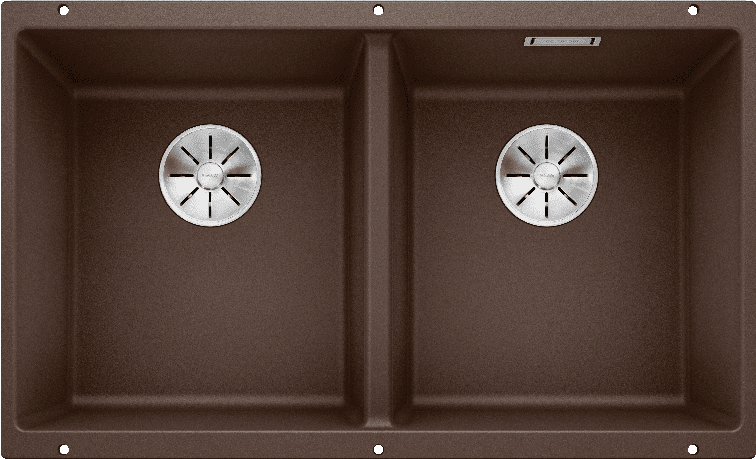 Мойка кухонная Blanco Subline 350/350-U Кофе 523583 75.5x46