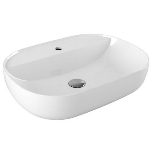 Раковина накладная Azzurra Elegance Soft ELLA060450ZMBI/(ZIP60M bi)*1 60х45