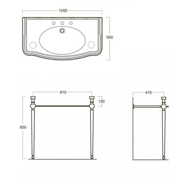 Консоль Simas Arcade ARCG2cr 81х41.5