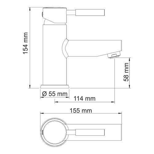 Смеситель для раковины Wasserkraft Wern 4203