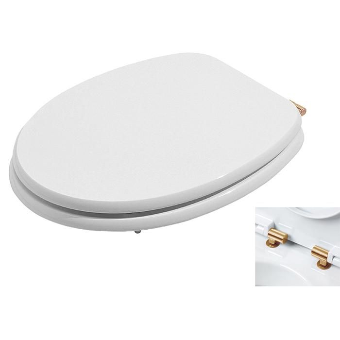 Сидение для унитаза Azzurra Charme CHA1800/F bi/oro