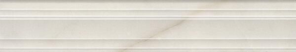 Бордюр Багет Kerama Marazzi Греппи белый BLF001R 7.3х40