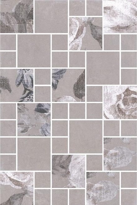 Декор Kerama Marazzi Александрия Серый Мозаич. 180/8266 20х30