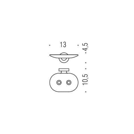 Мыльница Colombo Design Basic B2781
