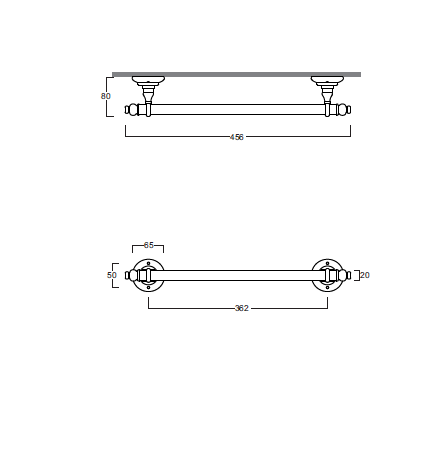 Полотенцедержатель Simas Accessori Victoria 260215cr