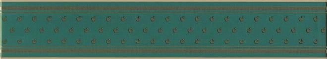 Бордюр Kerama Marazzi Фонтанка Зеленый NT/B170/15074 7.2х40