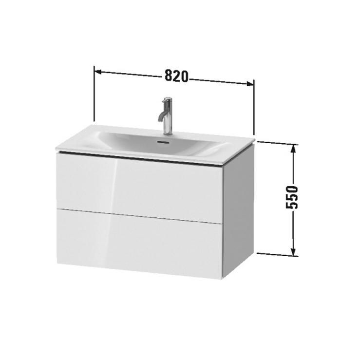 Тумба подвесная Duravit L-Cube LC630702222 82x48