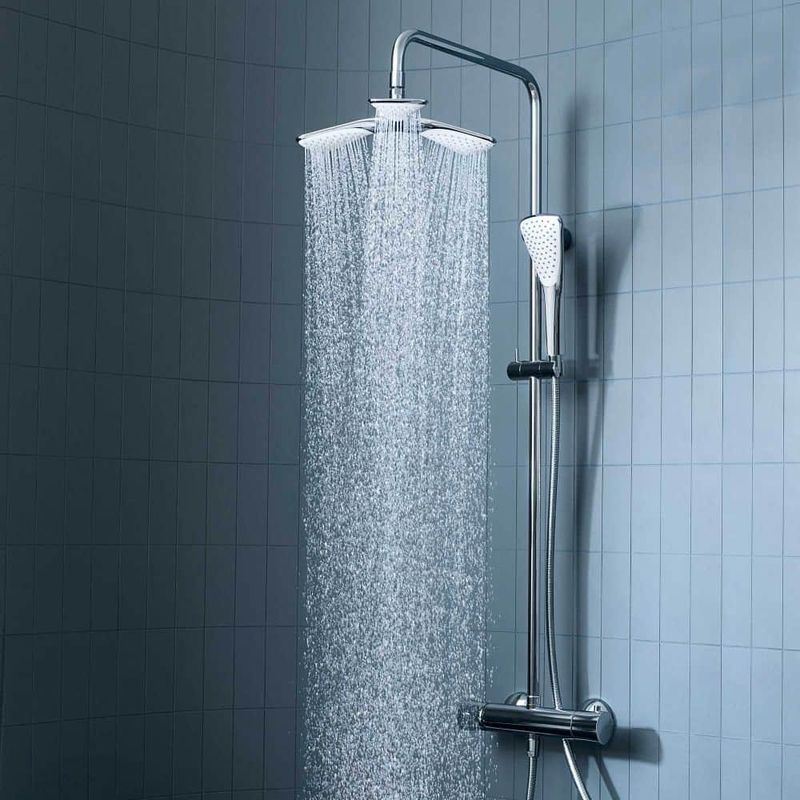 Душевая система с термостатом Kludi Fizz - 6709605-00