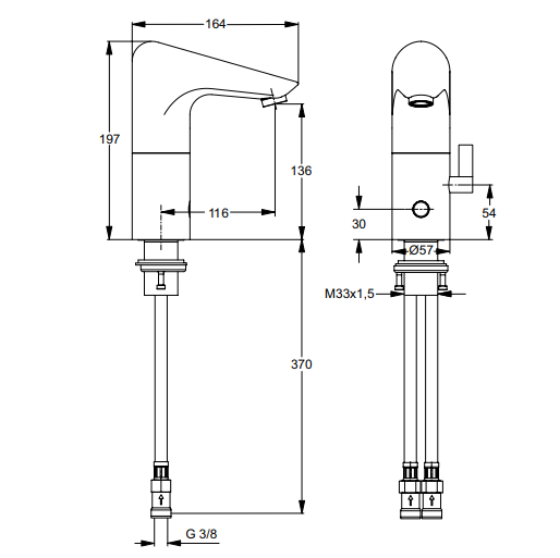 Смеситель для раковины Ideal Standard Ceraplus A4152AA