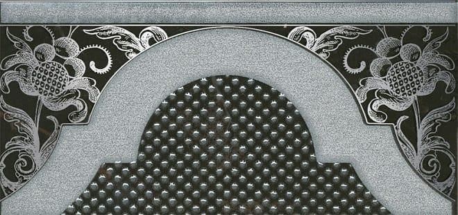 Декор Kerama Marazzi Фрагонар Черный HGD/B266/16072 7.4x15