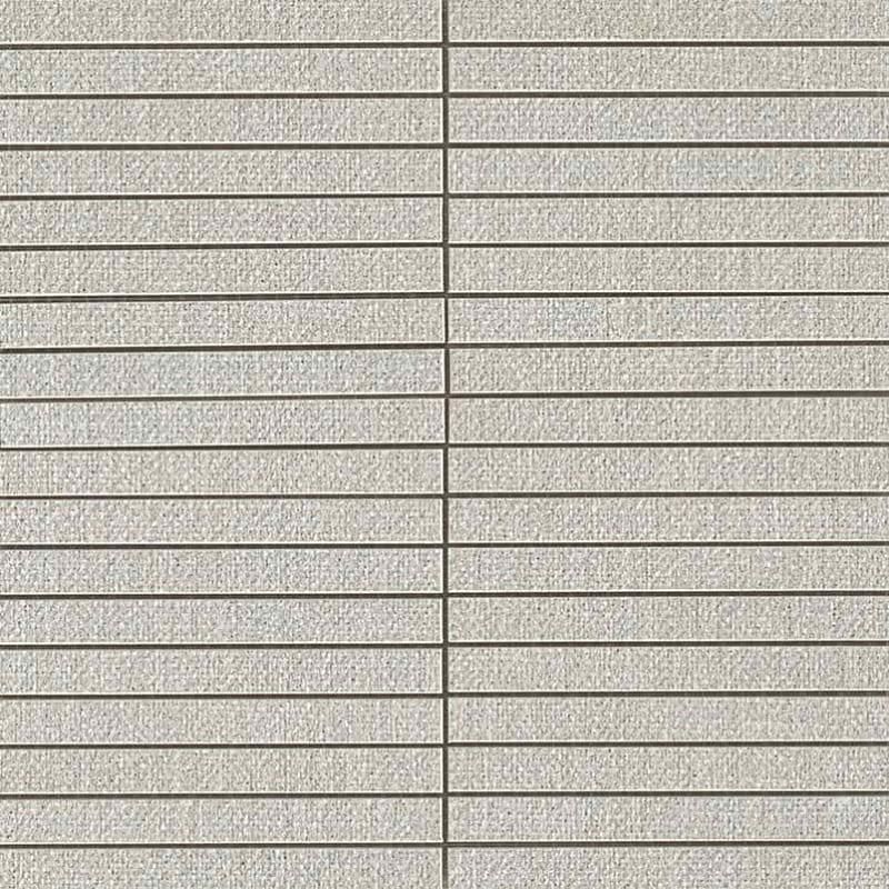 Мозаика Atlas Concorde Marvel Stone Clauzetto White Mosaico Bacchetta Matt. AS4J 30х30